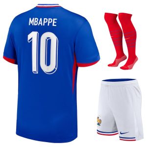 Equipación camiseta infantil selección francesa 2024 2025 Mbappé