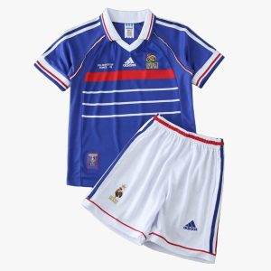 Camiseta local de la selección francesa de 1998 para niños