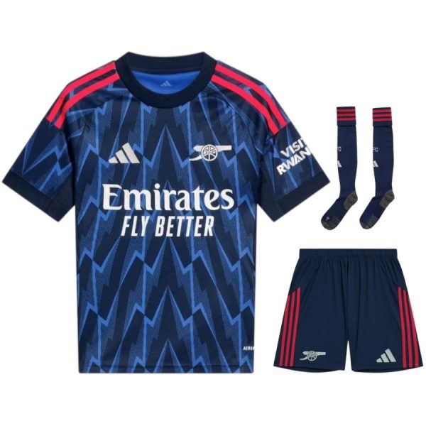 Camiseta de visitante del Arsenal para niños 2025-2026