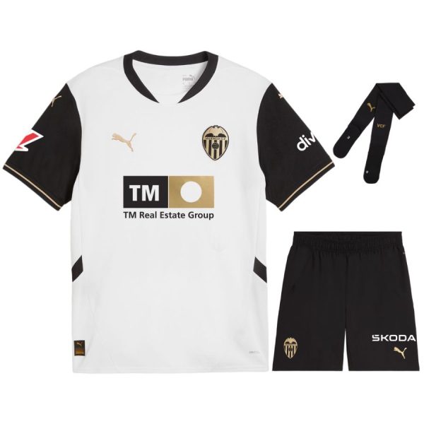 Camiseta FC Valencia Primera Equipación Infantil 2024 2025 Negra
