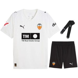 Camiseta FC Valencia Primera Equipación Infantil 2025 2026 Negra
