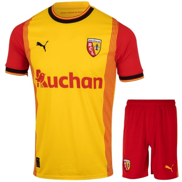 2023 2024 RC LENS INICIO NIÑO KIT JERSEY