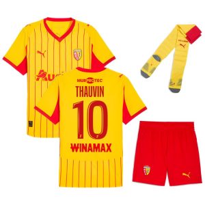 Camiseta infantil del RC Lens Home Kit 2025-2026 Thauvin
