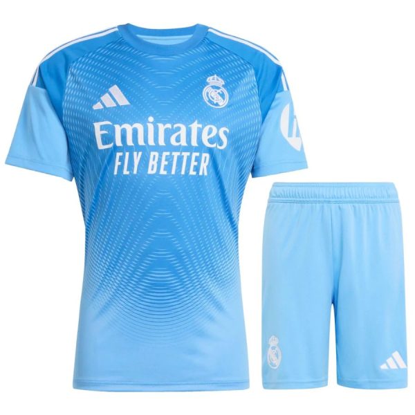 Camiseta de portero local del Real Madrid 2025-2026 para niños