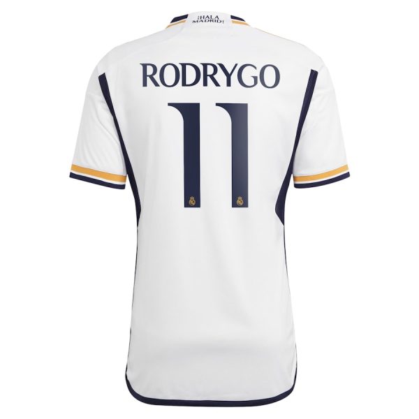 2023 2024 RODRYGO REAL MADRID HOME KIDS KIT JERSEY