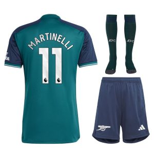 Camiseta Arsenal 2023 2024 Martinelli Tercera Equipación Infantil