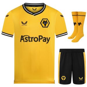Camiseta Wolverhampton 2023 2024 Primera Equipación Niños