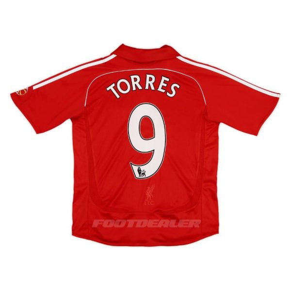 Camiseta Liverpool Local 2006 2007 Torres