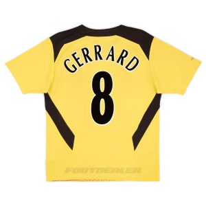 Camiseta de visitante del Liverpool 2004 2006 Gerrard
