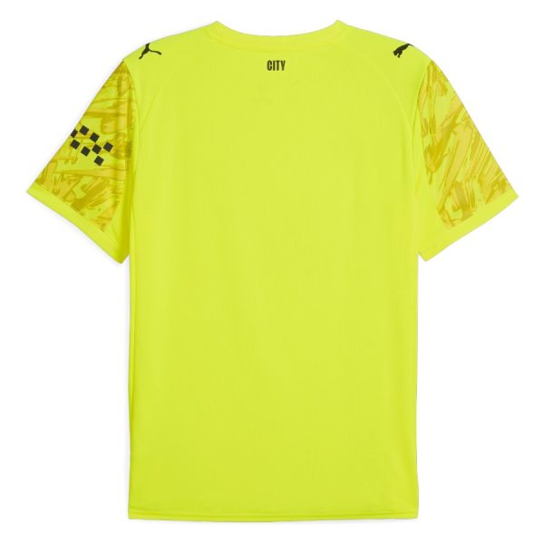 Camiseta amarilla de portero local del Manchester City 2025-2026