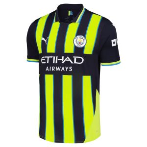 Camiseta de la 2024a equipación del Manchester City para niños 2025 XNUMX