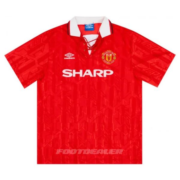 Camiseta local del Manchester United 1992 1994 Keane