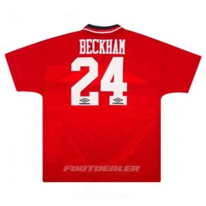 Camiseta local del Manchester United 1994 1996 Beckham