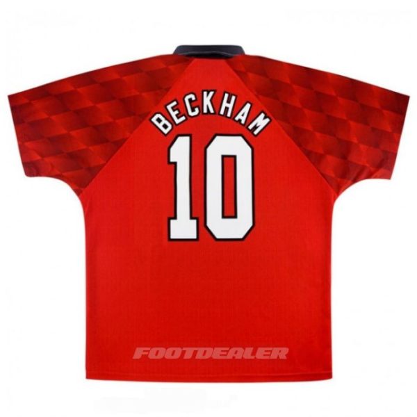 Camiseta local del Manchester United 1996 1998 Beckham