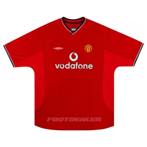 Camiseta local del Manchester United 1997 1999 Beckham