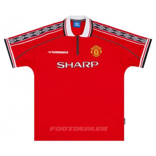 Camiseta local del Manchester United 1998 2000 Keane