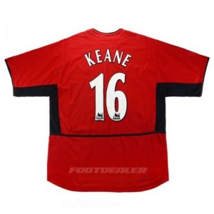 Camiseta local del Manchester United 2002 2004 Keane