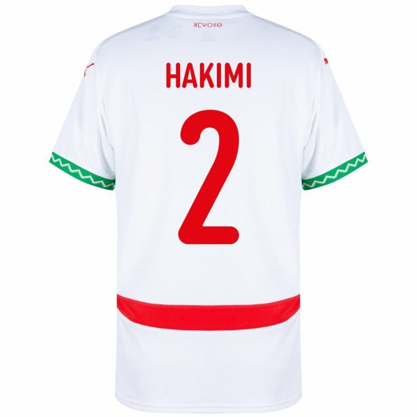 Camiseta de visitante de Marruecos 2025-2026 de Hakimi