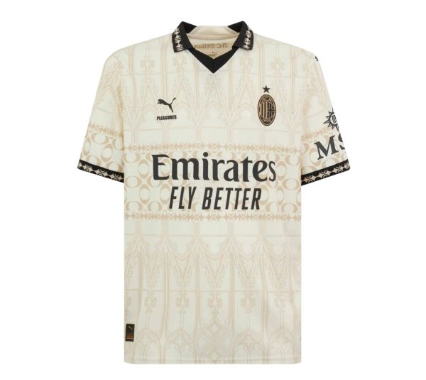 Camiseta AC Milan 2023 2024 Cuarto X Placeres Blanco
