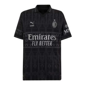 Camiseta AC Milan 2023 2024 Cuarto X Placeres Negro
