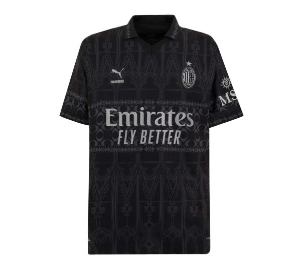 Camiseta AC Milan 2023 2024 Cuarto X Placeres Negro