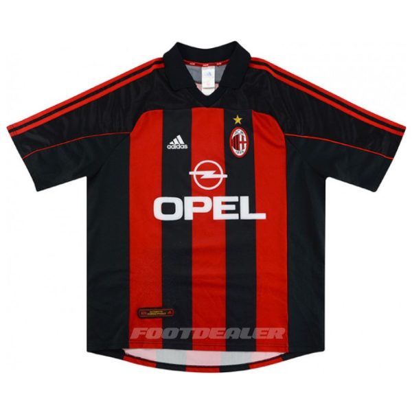 Camiseta AC Milan Local 2000 2002