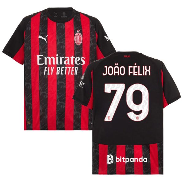 Camiseta de local del AC Milan 2025-2026 João Félix