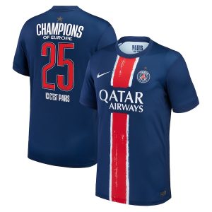 Camiseta de 2025 estrella del PSG, campeón de Europa 1