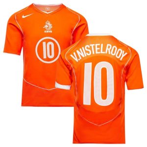 Camiseta de visitante de Holanda Nike 2004 Reedición de Van Nistelrooy