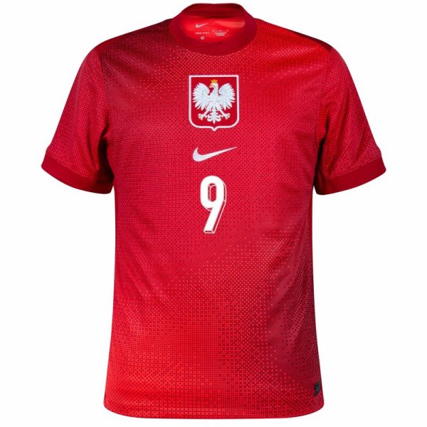 Camiseta de visitante de Polonia 2024-2025 de Lewandowski