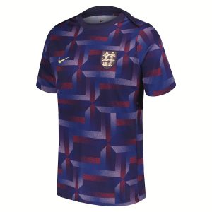 Camiseta azul prepartido de Inglaterra 2025-2026