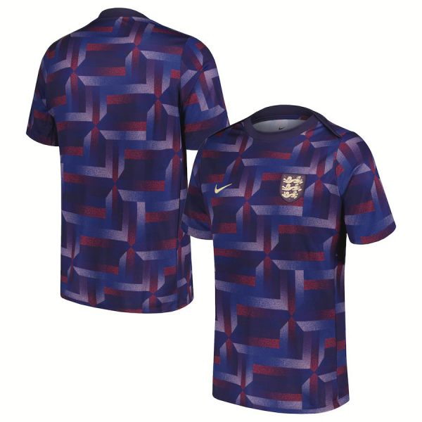 Camiseta azul prepartido de Inglaterra 2025-2026