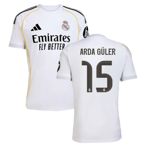 Camiseta Real Madrid Primera 2025 2026 Arda Guler