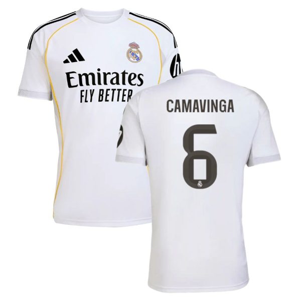 Camiseta Real Madrid Primera 2025 2026 Camavinga