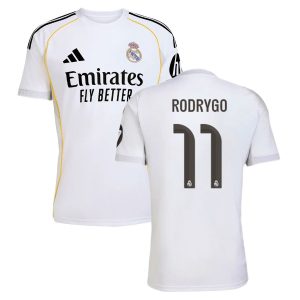 Camiseta Real Madrid Primera 2025 2026 Rodrygo