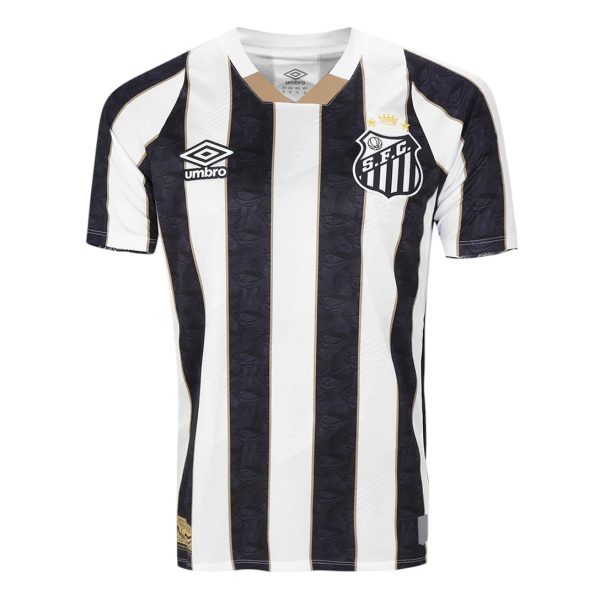 Camiseta infantil negra Neymar JR del Santos 2024-2025