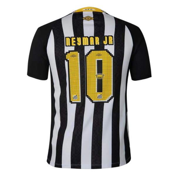 Camiseta de visitante para niños del Santos 2025-2026 de Neymar JR