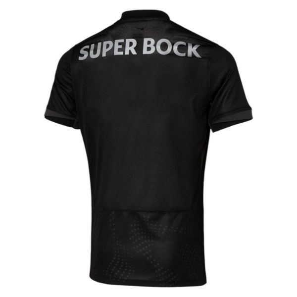Camiseta de visitante del Sporting para niños 2025-2026, negra