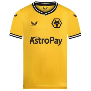 Camiseta Wolverhampton Primera 2023-2024 Niño