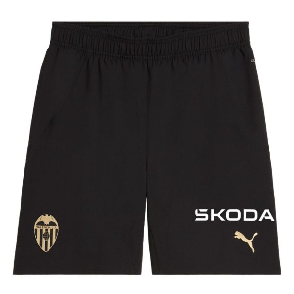 Camiseta FC Valencia Primera Equipación Infantil 2024 2025 Negra