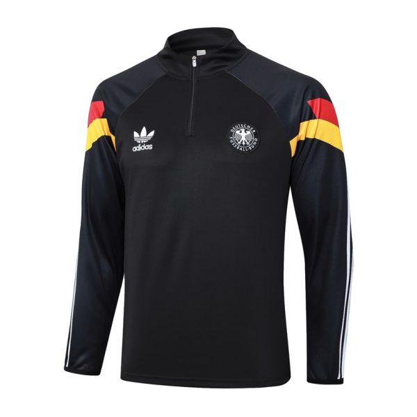 Chándal De Entrenamiento Alemania 2024 2025 Negro Oscuro