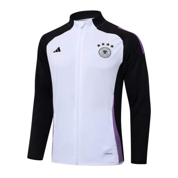 Chaqueta Chandal Alemania 2024 2025 Blanco Negro