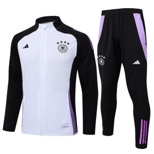 Chaqueta Chandal Alemania 2024 2025 Blanco Negro