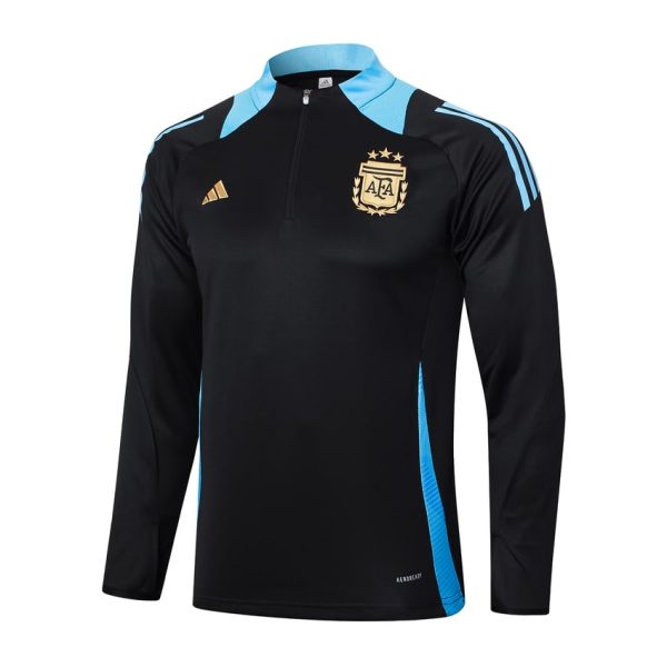 Chándal De Entrenamiento Argentina 2024 2025 Negro Oscuro