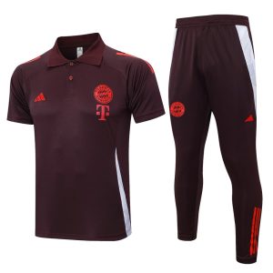 Chandal Polo Bayern Munich 2024-2025 Rojo Oscuro