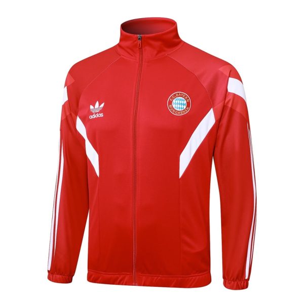 Chaqueta de chándal del Bayern Munich 2024-2025 en rojo oscuro