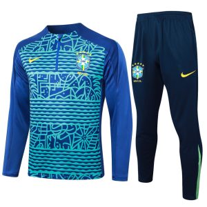 Chándal Brasil Entrenamiento 2024 2025 Estampado Azul