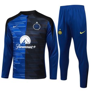 Chándal de entrenamiento del Inter de Milán 2024-2025 Azul Negro