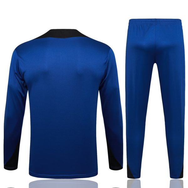 Chándal de entrenamiento del Inter de Milán 2024-2025 Azul Negro