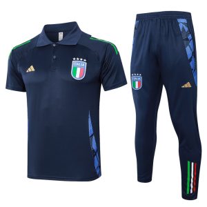 Chándal Italia Polo 2024-2025 Azul Oscuro